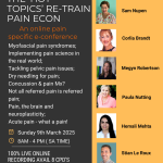 'HOT TOPICS' -  RE-TRAIN PAIN SPORTS INJURIES E-CON MARCH 2025 - via zoom meeting